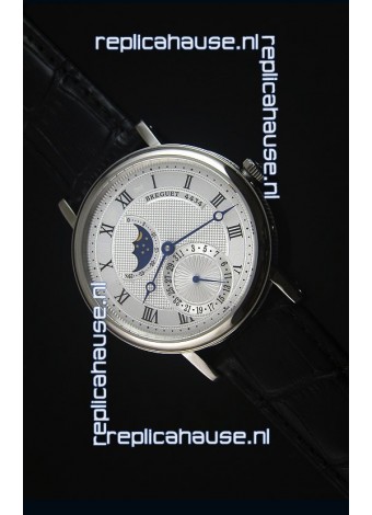 Breguet Classique Moonphase Stainless Steel Swiss Replica Watch