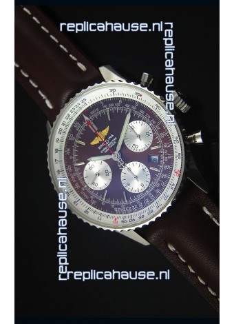 Breitling Navitimer 01 Brown Dial Steel Case 1:1 Mirror Swiss Replica Watch