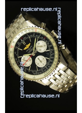 Breitling Navitimer 01 Swiss 1:1 Mirror Updated 2017 Replica Watch in Black Dial