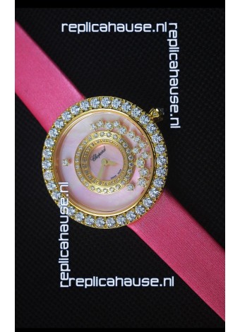 Chopard Happy Dreams 36MM in Pink Dial and Pink Strap