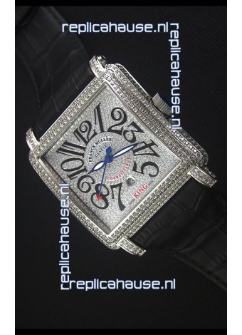 Franck Muller Conquistador King Automatic Swiss Replica Watch in Stainless Steel