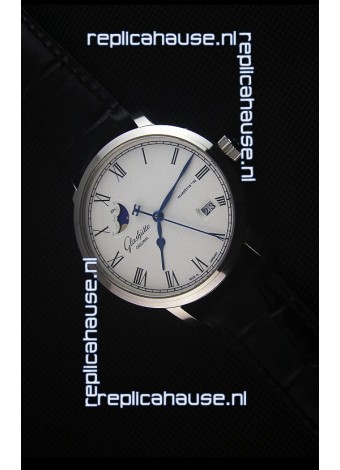 Glashuette Senator Excellence Panorama Date Moon Phase Swiss Replica Watch 