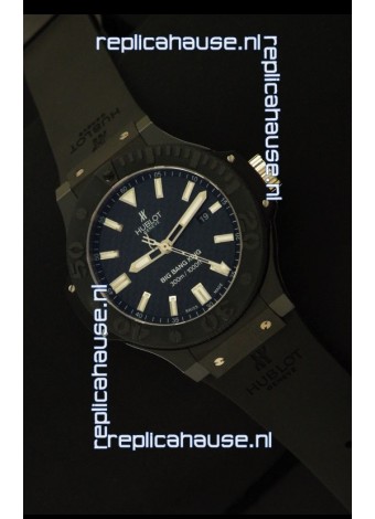 Hublot Big Bang Kind Full Ceramic Carbon Dial 1:1 Mirror Edition Swiss Replica Watch 