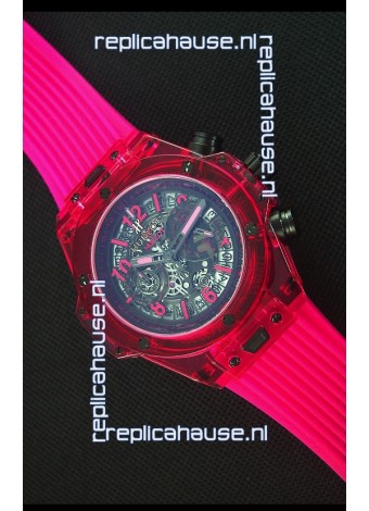 Hublot Big Bang Unico Red Sapphire Quartz Replica Watch 45MM