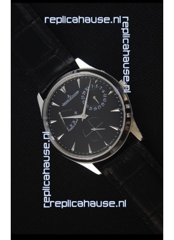 Jaeger-LeCoultre Master Ultra Thin Réserve De Marche Black Dial 1:1 Mirror Replica Watch
