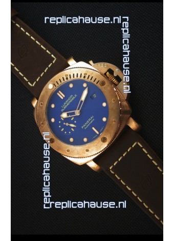 Panerai PAM617T Bronzo Replica Watch - Updated Ultimate Edition Version - Blue Dial