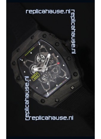 Richard Mille RM35-01 Rafael Nadal Edition Swiss Replica Watch Black Nylon Strap