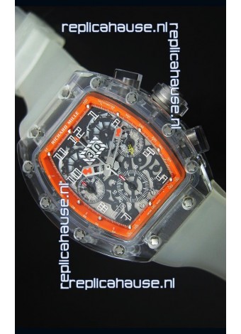 Richard Mille RM056-1 Tourbillon Felipe Massa Chronograh Orange Bezel Watch
