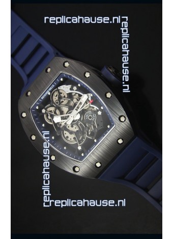 Richard Mille RM055 Ceramic Case Watch in Blue Inner Bezel