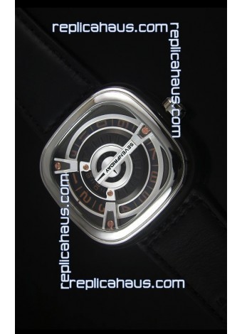 SevenFriday M2-2 Stainless Steel Watch with Miyota 8215 Movement