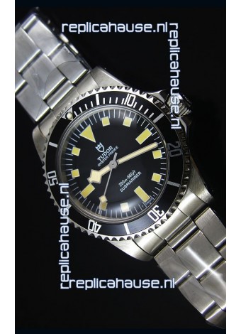 Tudor Oyster Prince Vintage 200M Black Dial Squre Markers Swiss 1:1 Mirror Replica Watch 