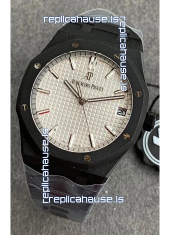 Audemars Piguet Royal Oak 15500 PVD Coated Swiss Replica Watch 3120 Swiss Movement - White Dial