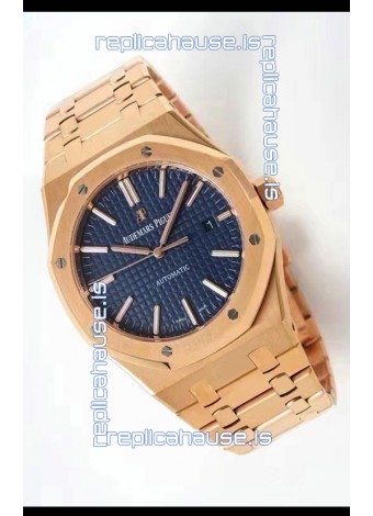 Audemars Piguet Royal Oak 41MM 15500OR Watch 904L Steel Rose Gold - Ultimate 1:1 3120 Movement