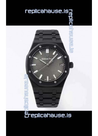 Audemars Piguet Royal Oak PVD Coated Swiss Replica Watch 3120 Swiss Movement - Grey Dial 