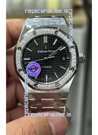 Audemars Piguet Royal Oak 37MM Black Dial Watch in 3120 Movement - 1:1 Mirror Replica