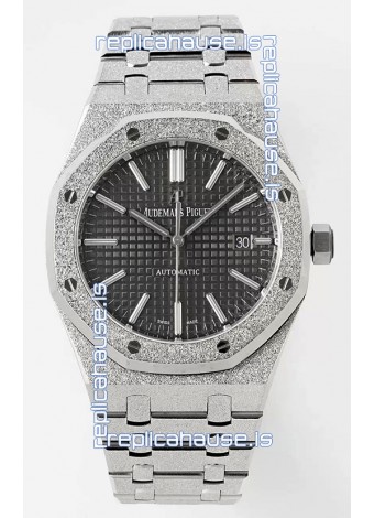 Audemars Piguet Royal Oak 15410BC 41MM Grey Dial 904L Steel CALIBRE 3120 Movement 1:1 Mirror Replica