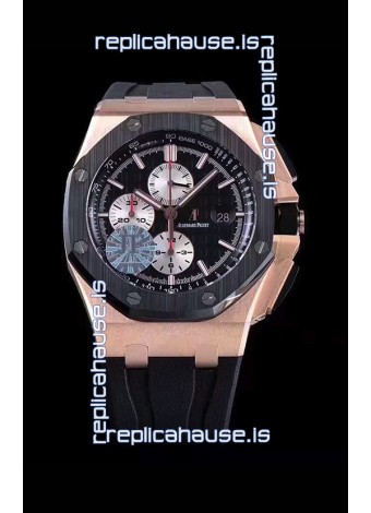 Audemars Piguet Royal Oak Offshore 44MM Pink Gold 1:1 Mirror 904L Steel Watch