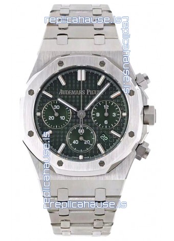 Audemars Piguet Royal Oak Chronograph 1:1 Mirror Replica - 904L Steel in Green Dial 41MM