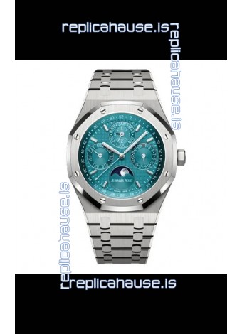 Audemars Piguet Royal Oak Perpetual Calendar Swiss Replica 904L Steel - Tiffany Blue Dial