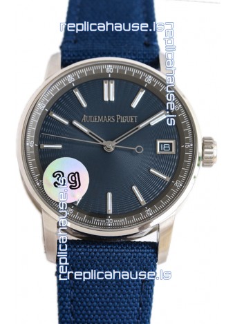 Audemars Piguet CODE 11.59 1:1 Mirror Swiss Replica Watch in Blue Dial 
