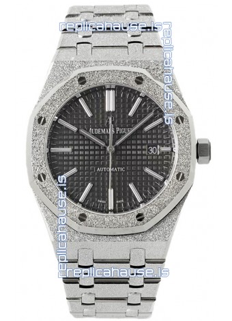 Audemars Piguet Royal Oak Frosted 37MM Self-Winding Grey Dial 1:1 Mirror Replica Watch
