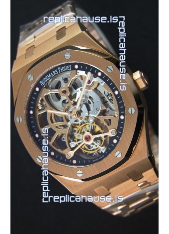 Audemars Piguet Royal Oak Tourbillon Extra-Thin Openworked Rose Gold Watch