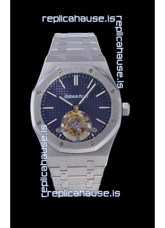 Audemars Piguet Royal Oak Tourbillon 41mm Blue Dial in 904L Steel Case