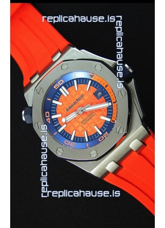 Audemars Piguet Royal Oak Offshore Diver Japanese Automatic Replica Watch in Orange