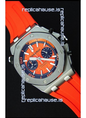 Audemars Piguet Royal Oak Offshore Diver Chronograph Swiss Quartz Replica Watch in Orange