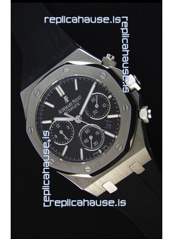 Audemars Piguet Royal Oak Chronograph Black Dial - 1:1 Mirror Replica Watch 