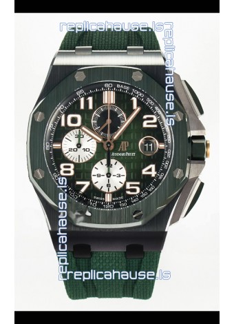Audemars Piguet Royal Oak Offshore Super Clone Edition Green Ceramic Watch 