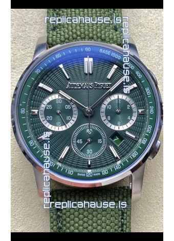 Audemars Piguet CODE 11.59 Chronograph Swiss Replica Watch in 904L Steel Green Dial