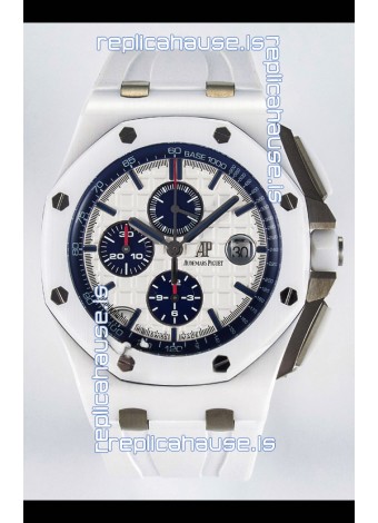 Audemars Piguet Boutique Edition White Dial Ceramic Casing 1:1 Super Clone Replica Watch