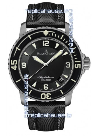 Blancpain Fifty Fathoms Automatique Titanium Edition Swiss Replica Watch in 1:1 Mirror Quality