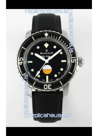 Blancpain Fifty Fathoms MIL-SPEC HODINKEE 1:1 904L Stainless Steel Swiss Replica Watch 