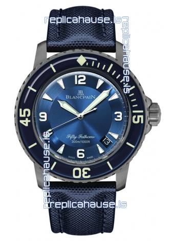 Blancpain Fifty Fathoms Automatique Titanium Edition Swiss Replica Watch in 1:1 Mirror Quality