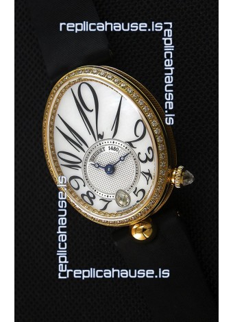Breguet Reine De Naples Ladies Swiss 1:1 18K Yellow Gold Replica Watch