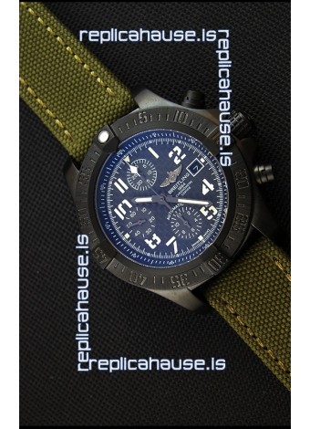 Breitling Avenger Titanium Case Swiss Replica Watch Carbon Dial 1:1 Mirror Replica Watch