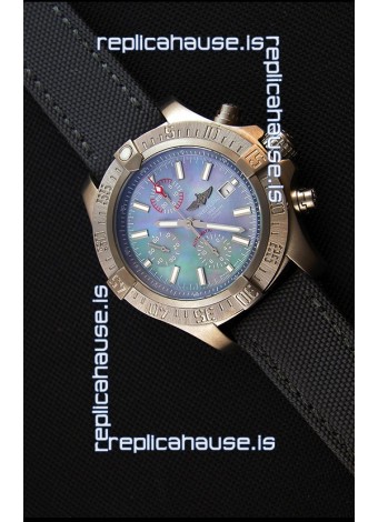 Breitling Avenger Titanium Case Swiss Replica Watch MOP Dial 1:1 Mirror Replica Watch