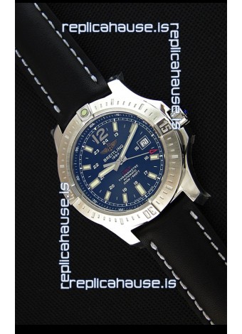 Breitling Chronometre COLT 41 Blue Dial Swiss Automatic Replica Watch 