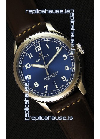 Breitling Navitimer 8 Automatic 41MM Swiss Replica Watch in Blue Dial 