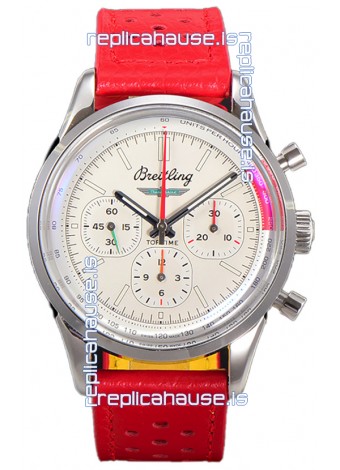 Breitling Top Time B01 Ford Thunderbird Leather Strap 1:1 Mirror Swiss Replica Watch 