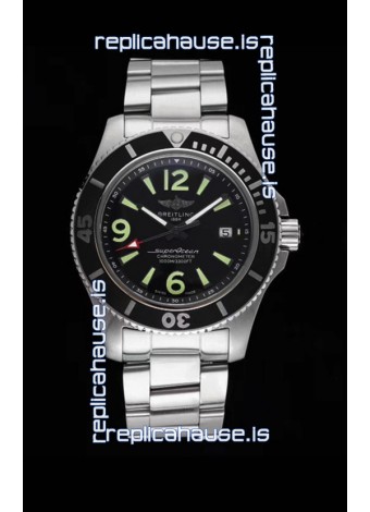 Breitling Superocean Automatic 44 Steel - Black Dial 1:1 Mirror Replica