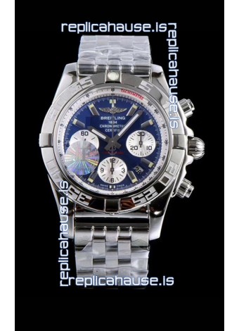 Breitling Chronomat B01 Blue Dial 904L Steel Swiss 1:1 Mirror Replica Watch