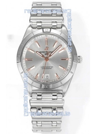 Breitling Chronomat 36MM Stainless Steel Casing 1:1 Mirror Replica Watch Steel Dial
