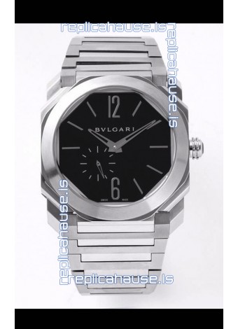 Bvlgari Octo Finissmo Edition 1:1 Mirror Replica 904L Stainless Steel Casing Black Dial