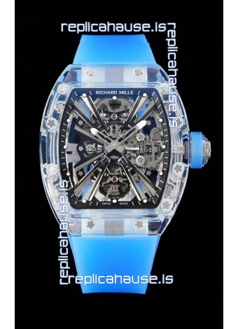 Richard Mille RM12-01 Sapphire Casing with Genuine Tourbillon Movement 1:1 Ultimate Replica