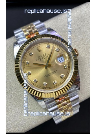 Rolex Datejust 126333 41MM ETA 3235 Swiss 1:1 Mirror Replica Watch in Yellow Gold 904L Steel - 1:1 Mirror