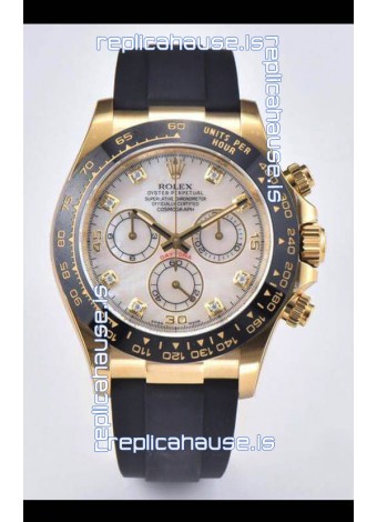 Rolex Cosmograph Daytona 116518LN-0037 Yellow Gold Original Cal.4130 Movement - 904L Steel Watch