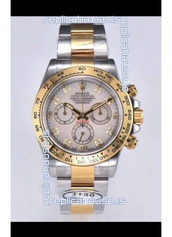 Rolex Cosmograph Daytona M116503-0007 2 Tone Yellow Gold Original Cal.4130 Movement - 904L Steel Watch